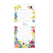 Magnetic To Do List Pad featuring Botanical Bee - Lola Design Ltd