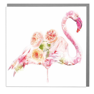 Flamingo Card - Lola Design Ltd