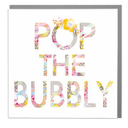 Pop The Bubbly Card - Lola Design Ltd