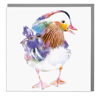 Mandarin Duck Card - Lola Design Ltd