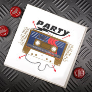 Party Classic Mixtape Birthday Card - Lola Design Ltd