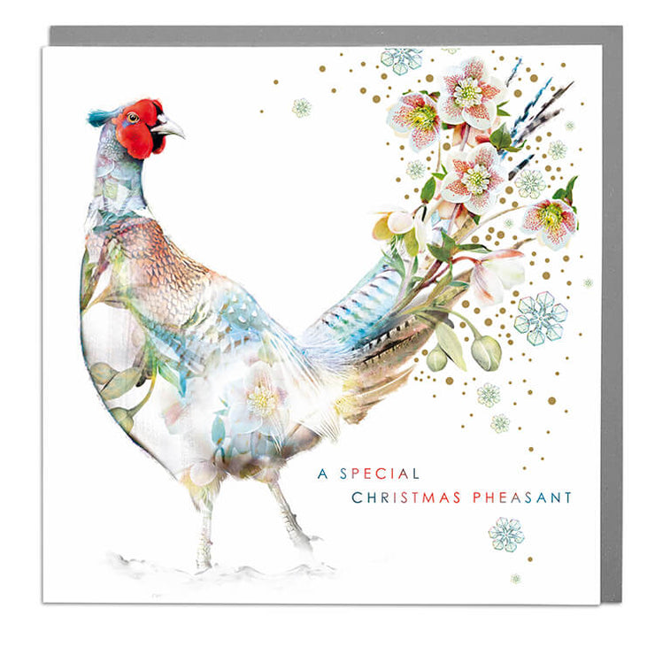A Special Christmas Pheasant Card - Lola Design Ltd