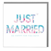 Just Married Card - Lola Design Ltd