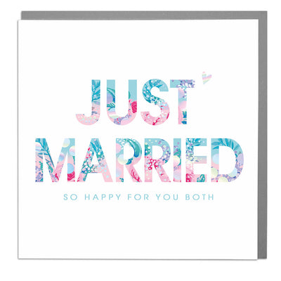 Just Married Card - Lola Design Ltd