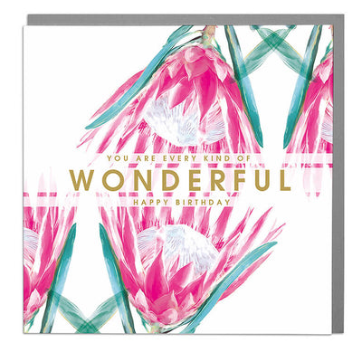 Every Kind of Wonderful Birthday Card - Lola Design Ltd