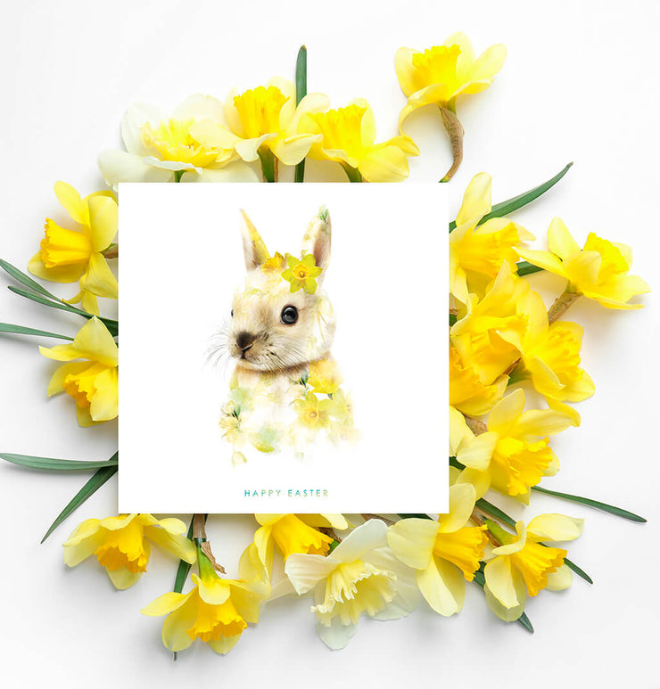 Happy Easter Bunny Card - Lola Design Ltd