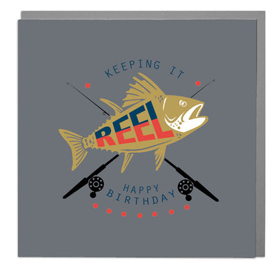 Keep It Reel Birthday Card - Lola Design Ltd