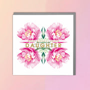 Lovely Daughter Birthday Card - Lola Design Ltd