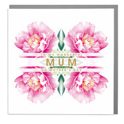 Wonderful Mum On Mother's Day Card - Lola Design Ltd