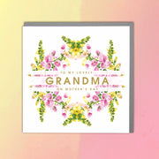 Lovely Grandma On Mother's Day Card - Lola Design Ltd