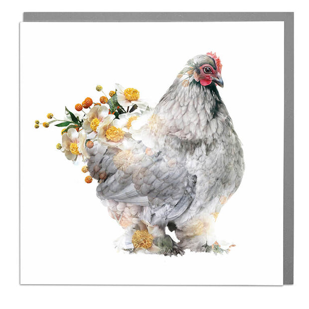 Brahma Hen Card - Lola Design Ltd