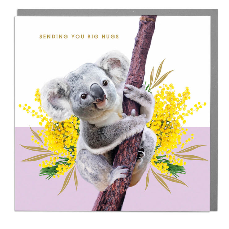 Koala Big Hugs Card - Lola Design Ltd