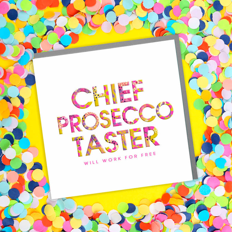 Chief Prosecco Taster Card - Lola Design Ltd