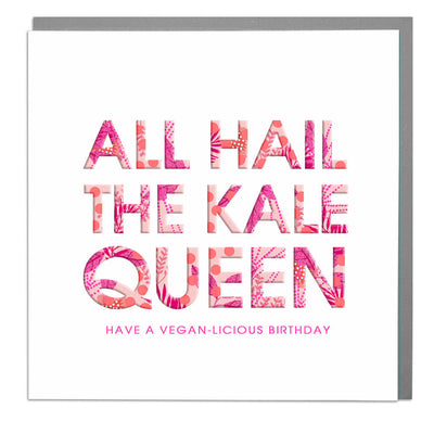 Kale Queen Birthday Card - Lola Design Ltd