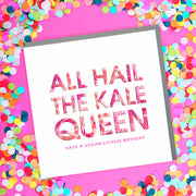 Kale Queen Birthday Card - Lola Design Ltd
