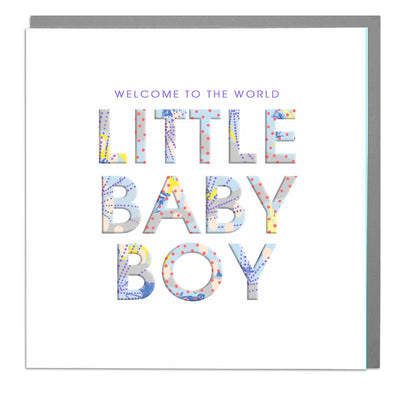 Little Baby Boy Card - Lola Design Ltd