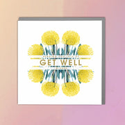 Get Well Wishes Card - Lola Design Ltd