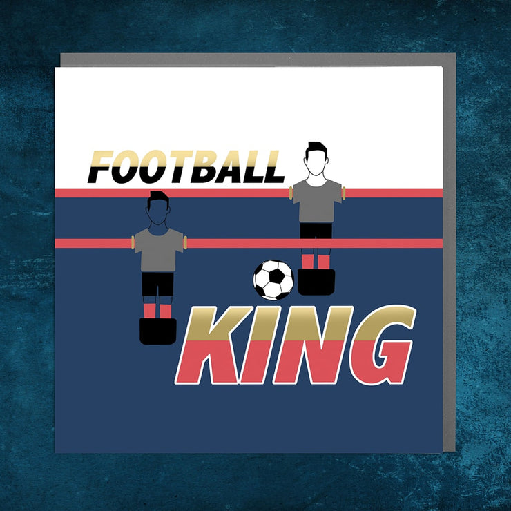 Football King Birthday Card - Lola Design Ltd