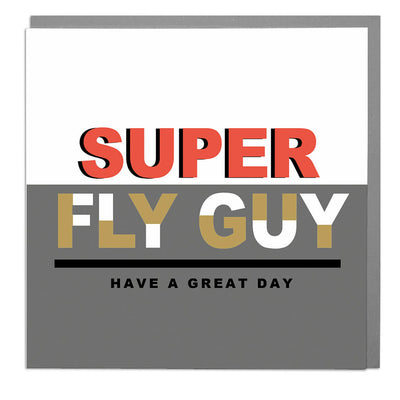 Super Fly Guy Birthday Card - Lola Design Ltd