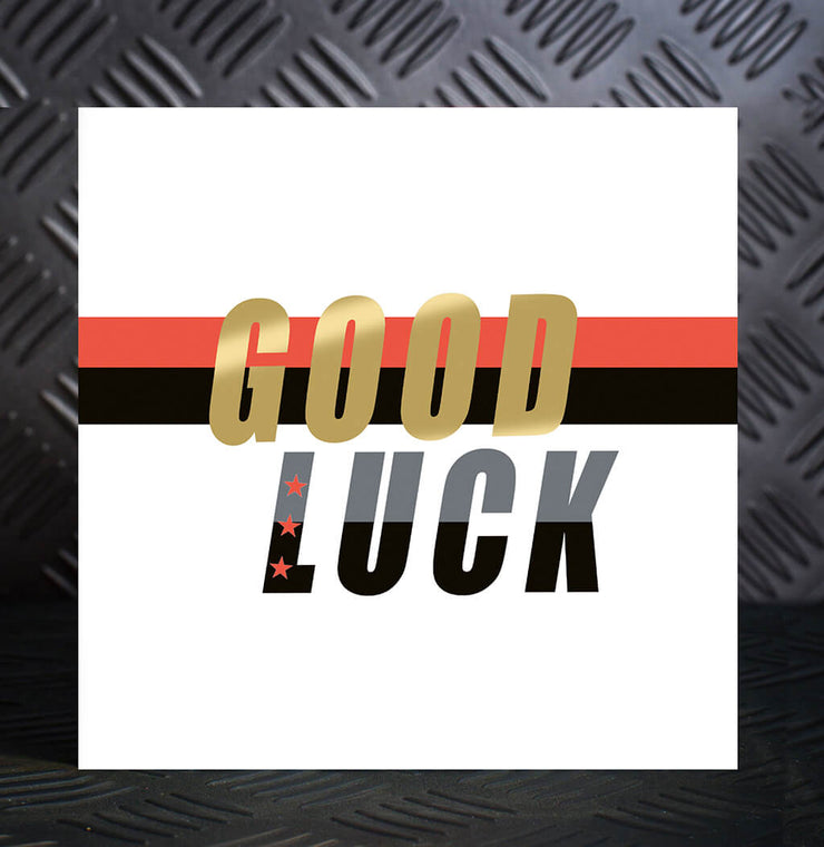 Good Luck Card - Lola Design Ltd