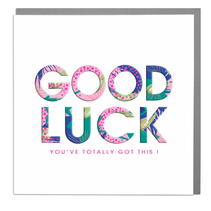 Good Luck Card - Lola Design Ltd