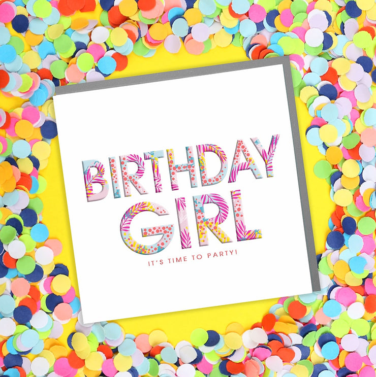 Birthday Girl Card - Lola Design Ltd