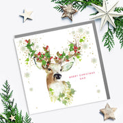 Merry Christmas Dad Card - Lola Design Ltd