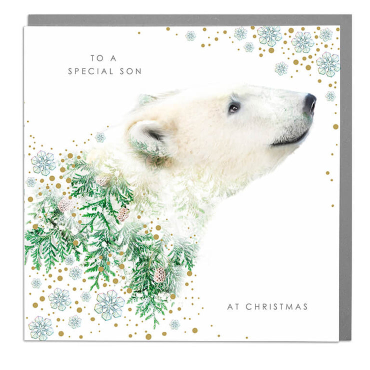 Special Son Christmas Card - Lola Design Ltd