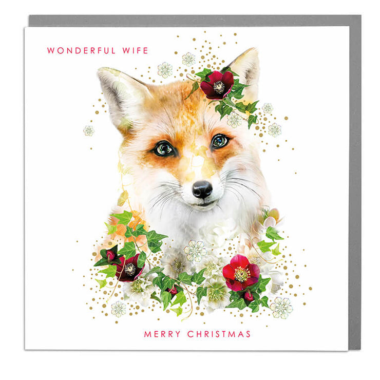 Wonderful Wife Christmas Card - Lola Design Ltd