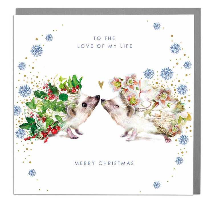 Love Of My Life Christmas Card - Lola Design Ltd