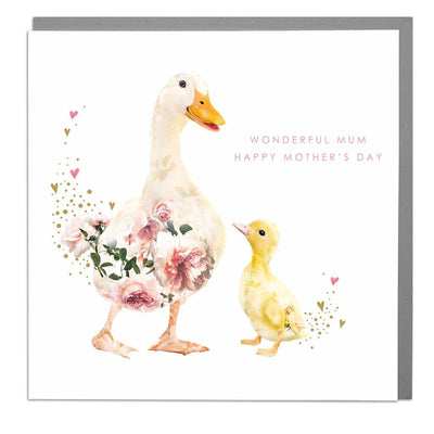 mum on Mother's day greeting card