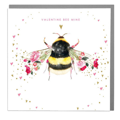 Bee Valentine's Day Card - Lola Design Ltd