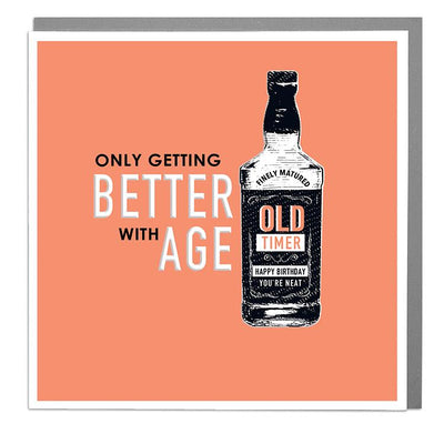 Getting Better With Age Birthday Card - Lola Design Ltd