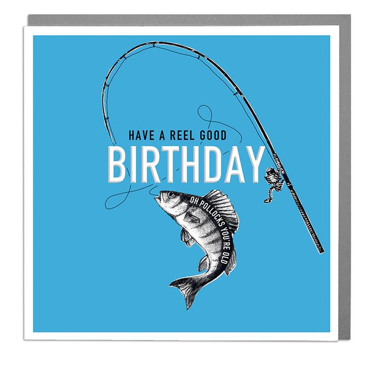 Reel Good Birthday Card - Lola Design Ltd