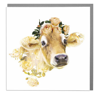 Jersey Cow Card - Lola Design Ltd