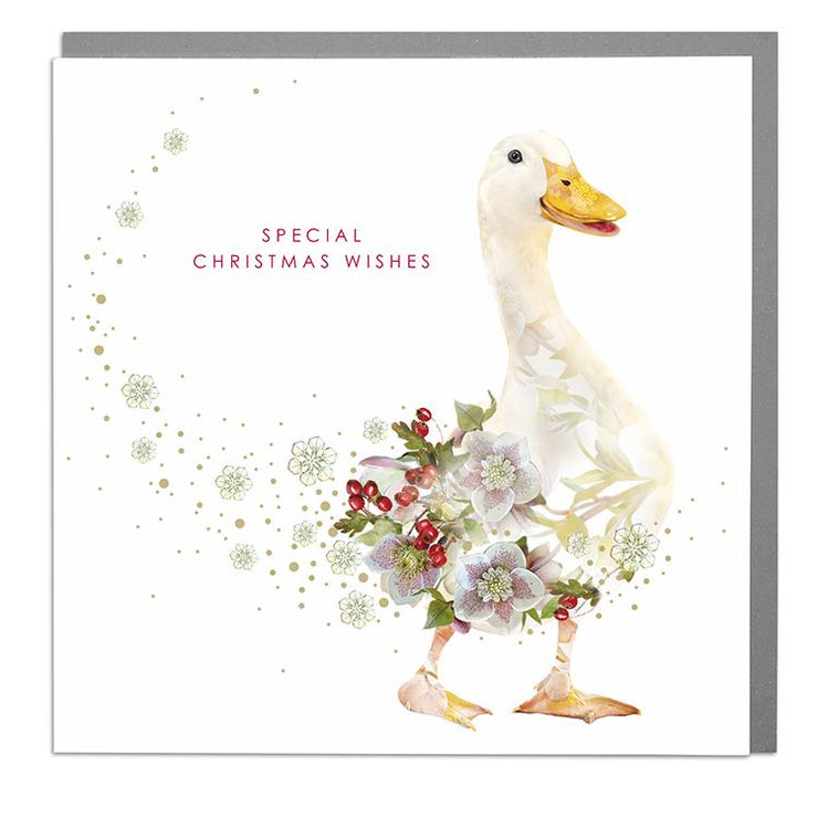 Duck Christmas Card - Lola Design Ltd