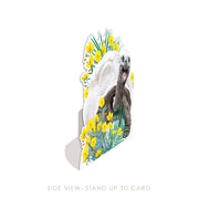 Land Tortosie 3D Card - Lola Design x ZSL - Lola Design Ltd