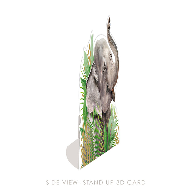 Elephant 3D Card - Lola Design x ZSL - Lola Design Ltd