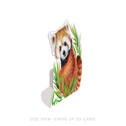 Red Panda 3D Card - Lola Design x ZSL - Lola Design Ltd