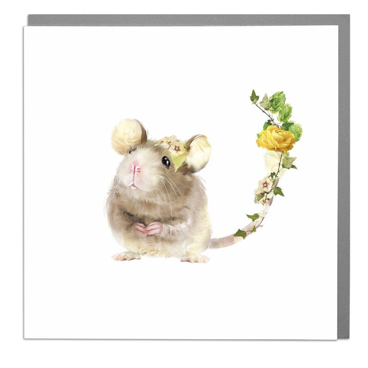 Small Mouse Card by Lola Design - Lola Design Ltd