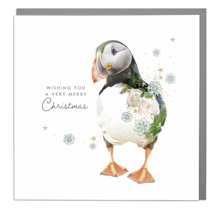 Puffin Christmas Card by Lola Design - Lola Design Ltd