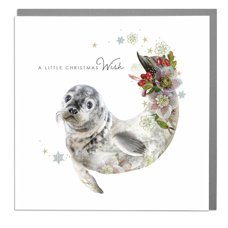 Seal Christmas Card by Lola Design - Lola Design Ltd