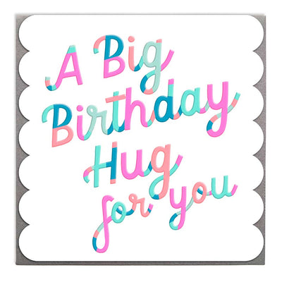 Birthday Hug Card by Lola Design - Lola Design Ltd