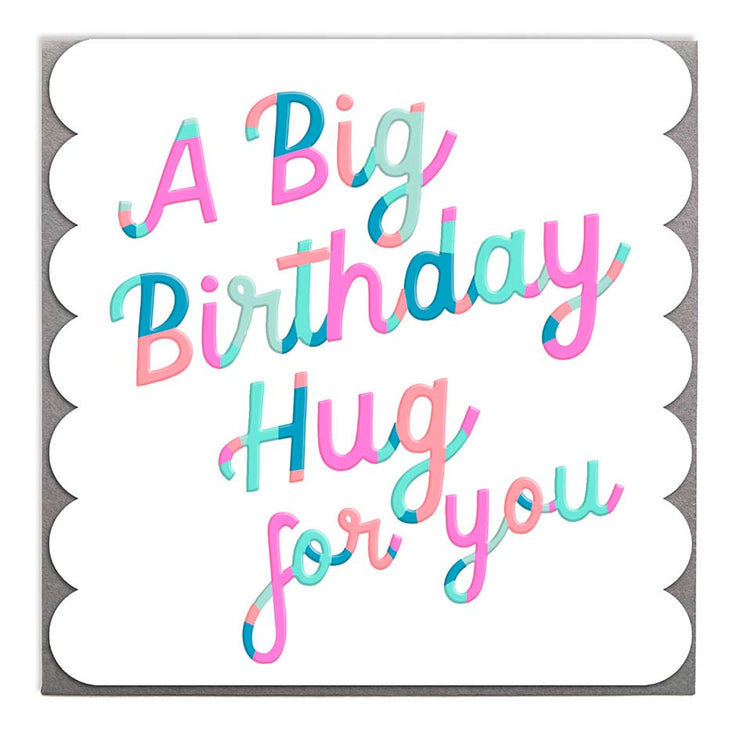 Birthday Hug Card by Lola Design - Lola Design Ltd