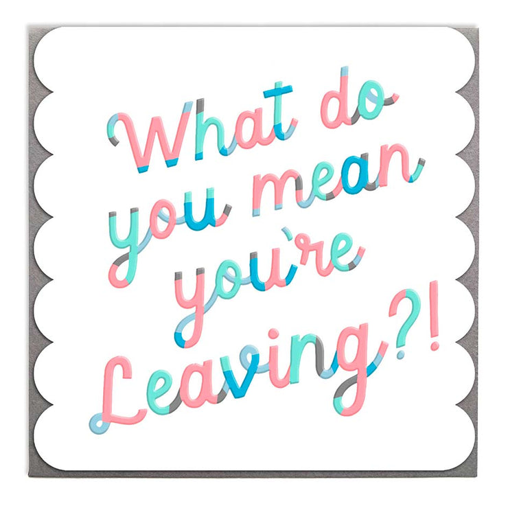 Leaving Card by Lola Design - Lola Design Ltd