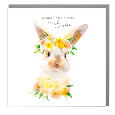 Cute Rabbit - Easter card by Lola Design - Lola Design Ltd