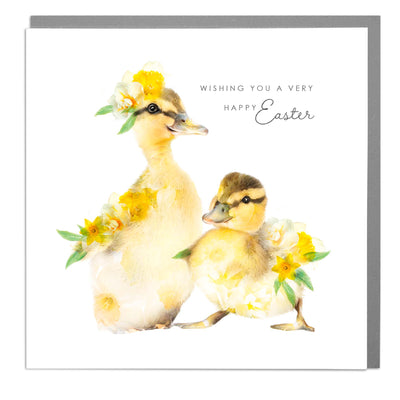 Two Duckings - Easter card by Lola Design - Lola Design Ltd