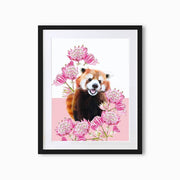 Red Panda Art Print - Lola Design Ltd