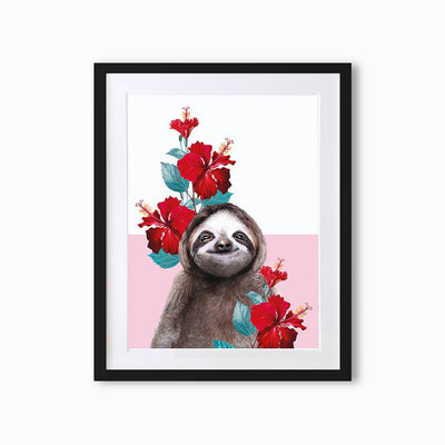 Sloth Art Print - Lola Design Ltd