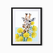 Giraffe Art Print - Lola Design Ltd